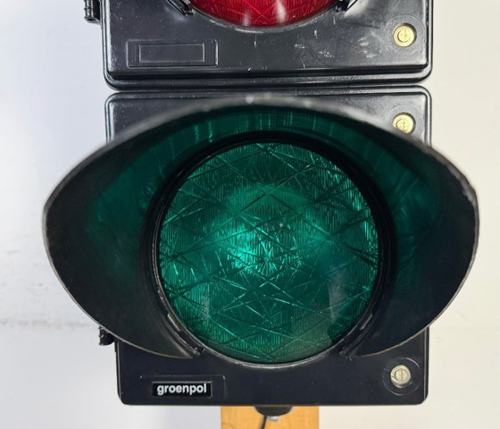 Image 1 of Feux de circulation industriels vintage, années 1980