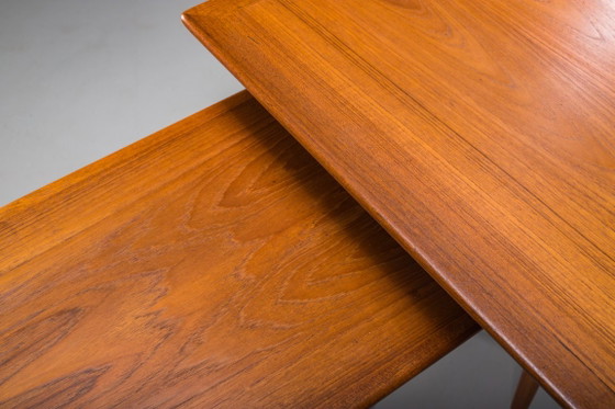 Escritorio de teca en forma de L Mid-Century Modern, años 70 – Wood (photo 12 of 18)
