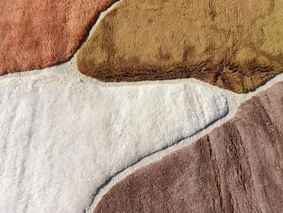 Alfombra bereber marroquí Mrirt 300 × 200 cm – lana gruesa, patrón abstracto – Algodón, Bohemian (photo 8 of 10)
