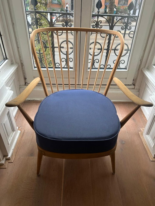 Chaise Ercol vintage - W – fauteuils, Wood