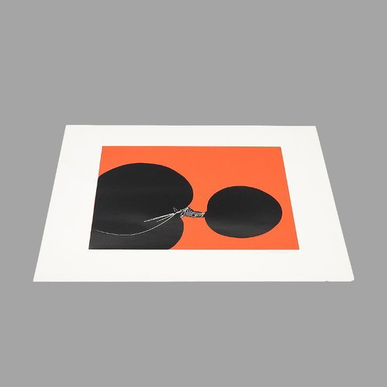 Image 1 of Emilio Scanavino, serigrafía numerada, 1969