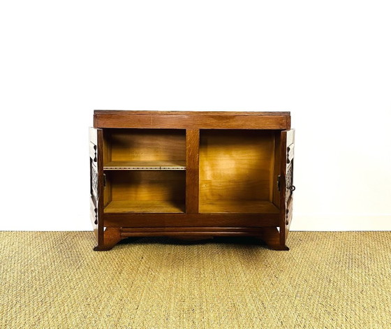 Image 1 of Credenza bassa in rovere Art Déco, Francia, 1940