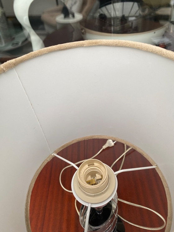 Image 1 of Lampe en verre au design vintage