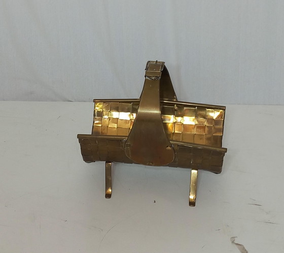 Image 1 of Brass Magazine Rack, 40s 
