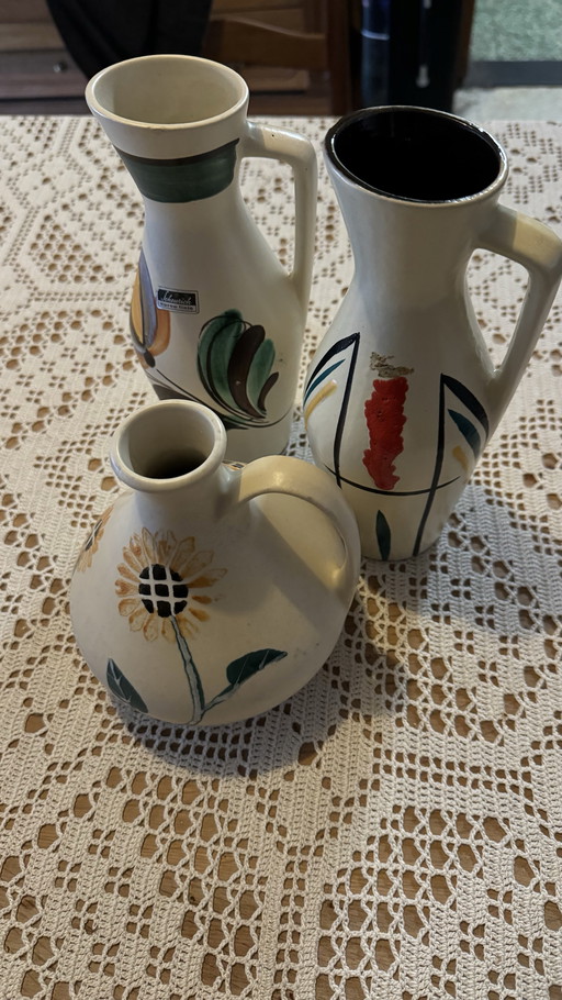 Vintage Vases Scheurich West German Ceramics