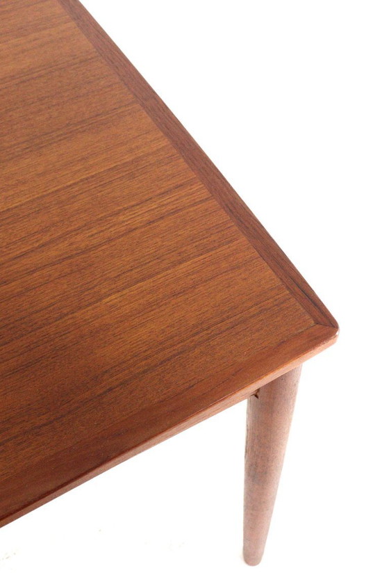 Image 1 of Compact Poul Hundevad for Hundevad & Co extendable dining table vintage