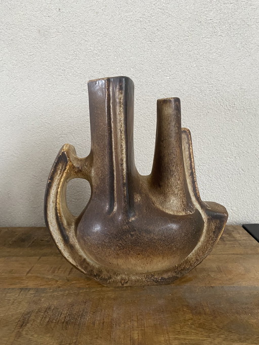 Rare sculptural vase Matt Camps for Lore Beesel 1970s