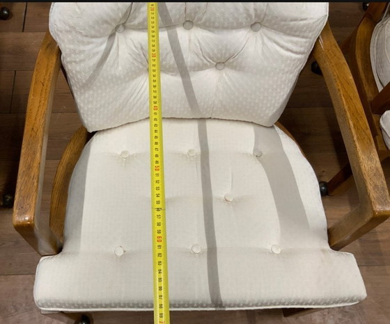 Image 1 of 6x Drexel Heritage '70ties original chairs design to S. Brackett