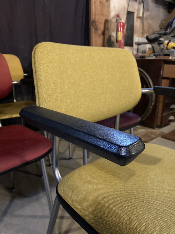 Image 1 of 6 x Gispen stoelen (model 1235 Cirrus)