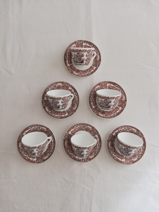 Image 1 of Tasses Et Sous-Coupes Rivanel Vintage