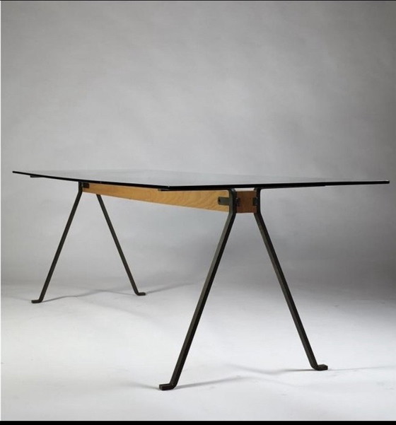 Enzo Mari Frate for Driade 230 cm Vintage Anni '80 – Tavoli da pranzo, Vetro, Legno (photo 2 of 5)