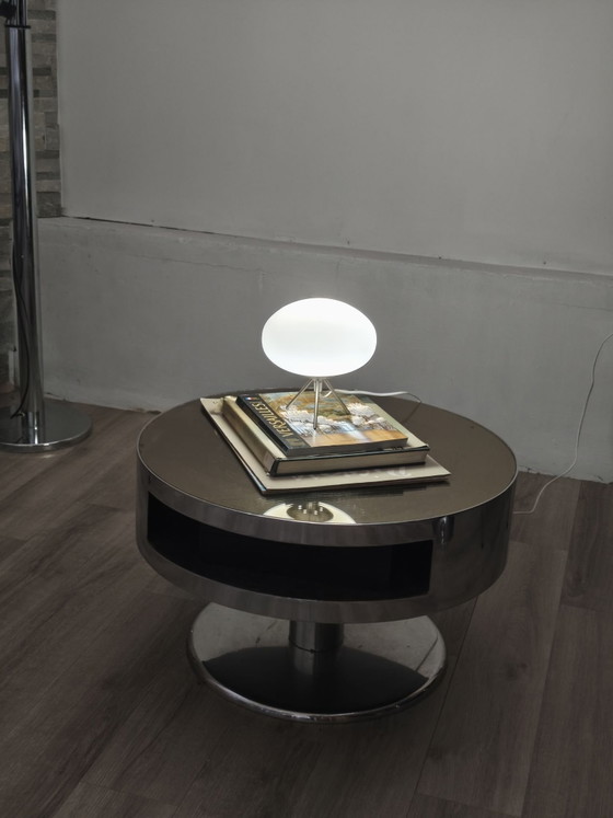 Space Age Driepoot UFO Lamp jaren 70 – Tafellampen, Metaal, Glas (photo 5 of 5)