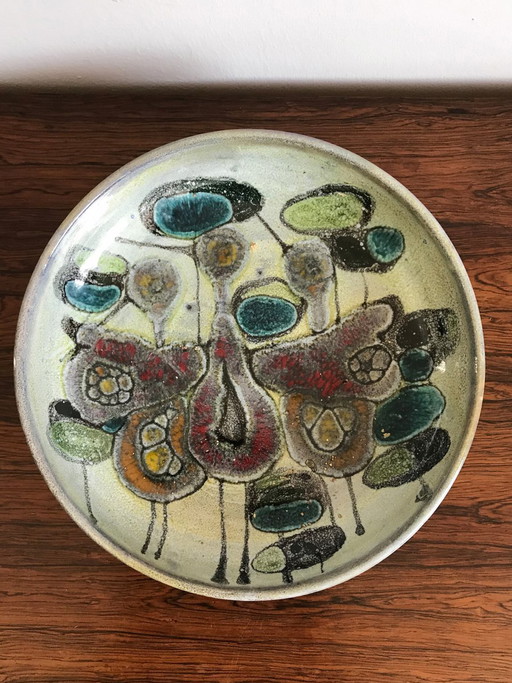 Centrotavola in ceramica di Lega Faenza, Italia, anni '60
