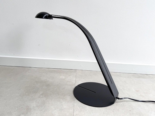 1x Vintage 80s Herda Arc / Booglamp / Bureaulamp – bureaulampen, Metal
