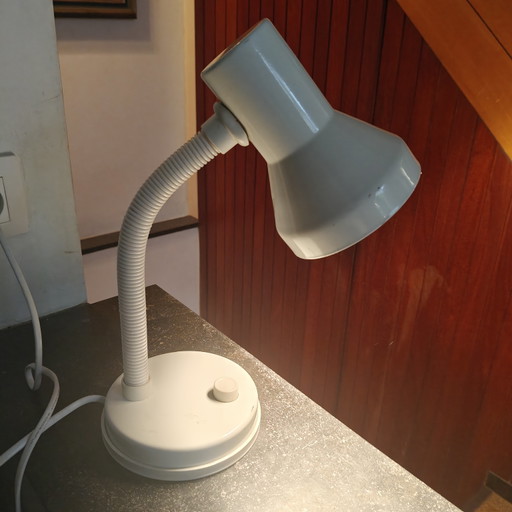 White Postmodern Desk Lamp by Massive, 1980s