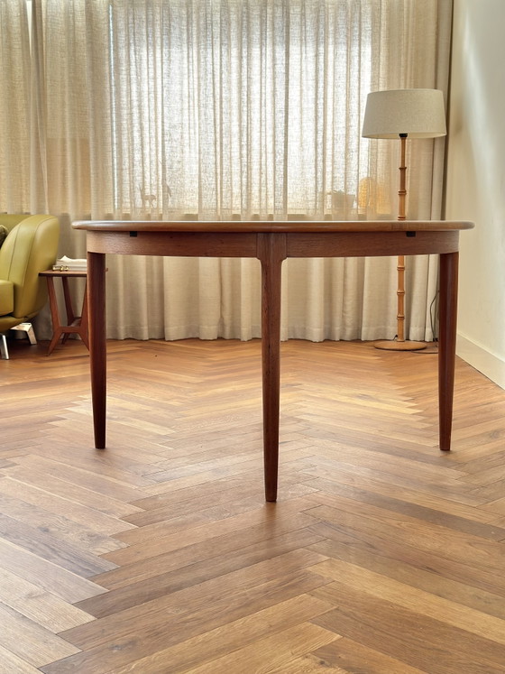 Vintage Dining Table Niels Otto Møller Teak Wood 50s/60s/70s (photo 13 of 15)