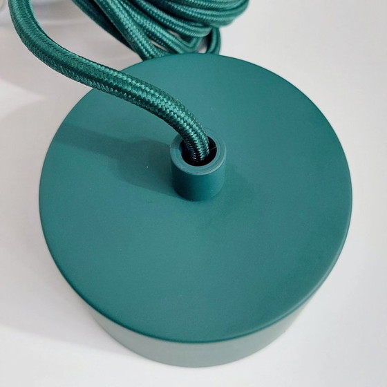 Pantone verde - 2 nuevas Lámparas colgantes - DENEB Cap-hanger, rvs, Textil (foto 4 de 5)