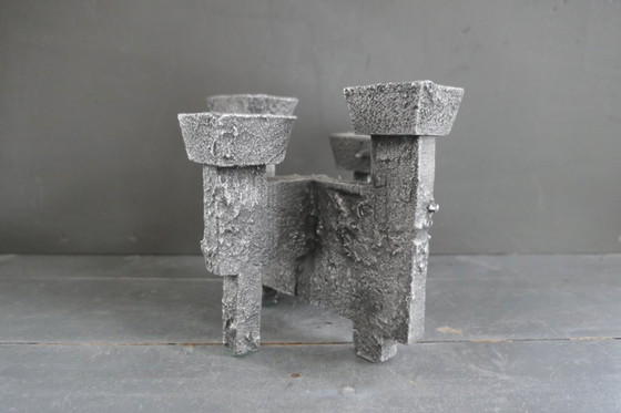 Image 1 of Vintage Brutalist candlestick Design Willy Ceysens
