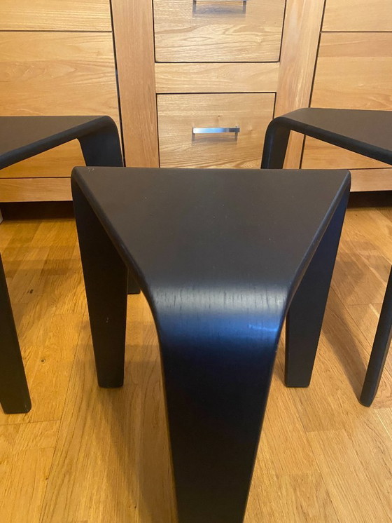 Image 1 of Set di 3 sgabelli Arper Ply disegnati da Lievore, Altherr, Molina