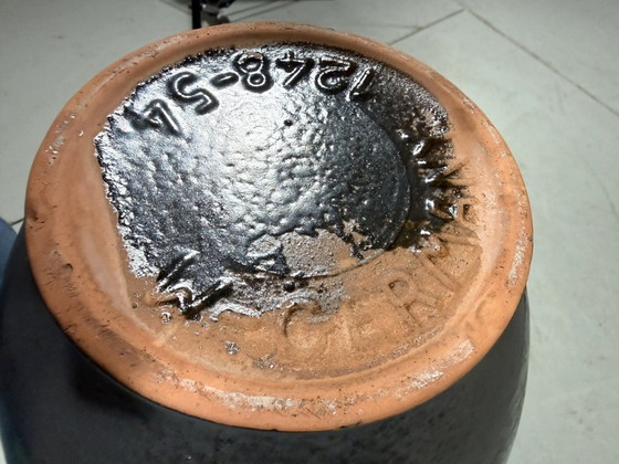 Large Special Floor Vase From West Germany 1960's – Ceramic (photo 13 of 13)