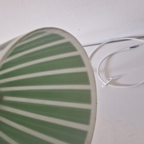 Image 1 of Lampada a sospensione in vetro vintage lampada a sospensione verde