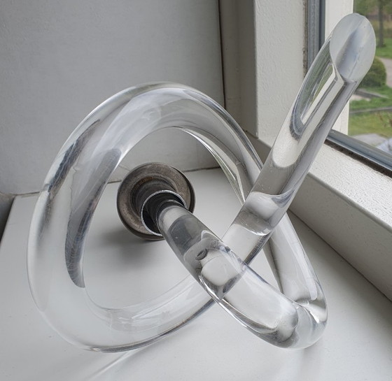 Image 1 of Candlestick 'pretzel' by Dorothy C. Thorpe