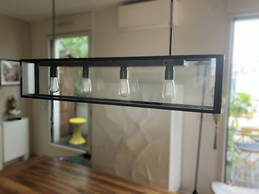 Bronzen hanglamp met donker patina Portreath van Tekna Nautic