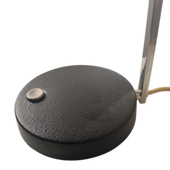 Table lamp The Oslo 1961 - Heinz Georg Pfaender Hillebrand, Iron, Black, Mid Century Modern (photo 3 of 7)