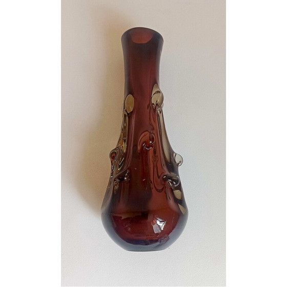 Image 1 of Vintage Murano glass vase, 1970