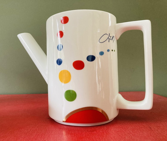 Image 1 of Tetera con taza y platillos Corry Ammerlaan