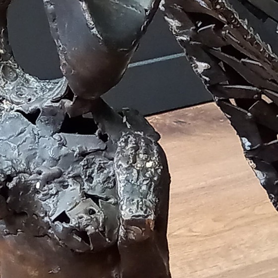 Image 1 of Sculpture en bronze vintage unique et spéciale