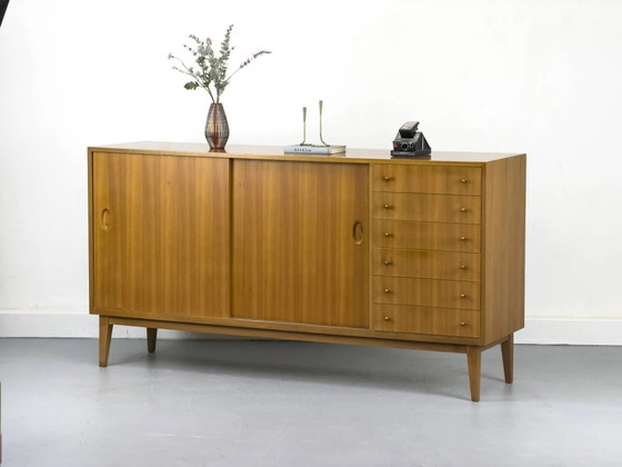 Credenza Mid-Century in Noce di Georg Satink per WK Möbel, anni '50 – Credenze, Ottone, Design (photo 20 of 21)