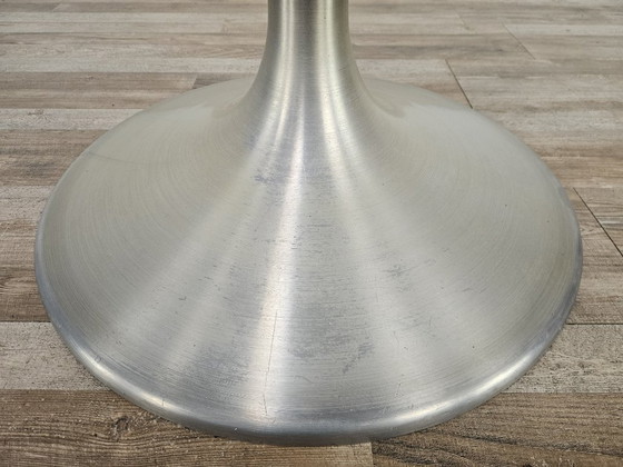 Image 1 of Extendable 1970s chrome-plated metal table