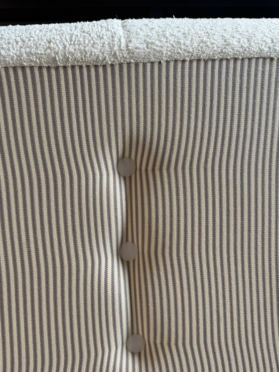 Image 1 of Ligne Roset Togo Pouf/Poef (Pedestal) | Bouclé Cowo (White)