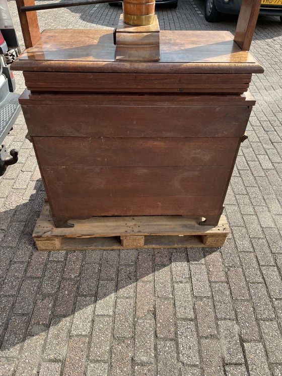 Antica Pressa per Biancheria – Mobili contenitori, Iron, Wood (photo 6 of 6)