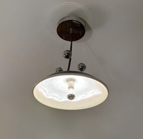 Image 1 of 80s Memphis design chandelier