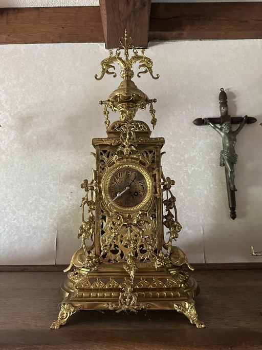 French clock set
