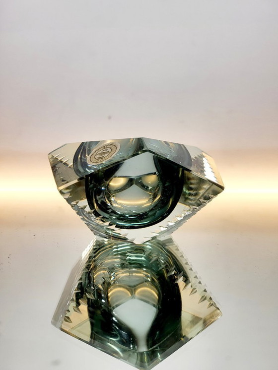 Image 1 of Vide poche Diamant, gefacetteerde, Somerso, Murano, Italia, años 60