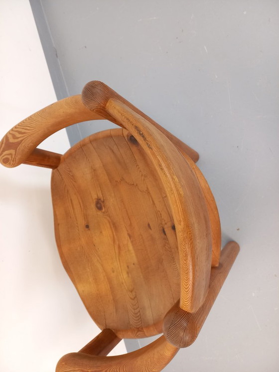 Image 1 of Rainer Daumiller vintage Scandinavian armchair in pine from the 70s
