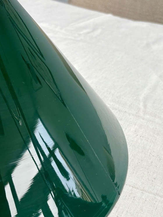 Image 1 of Vintage green Art Deco dining table lamp