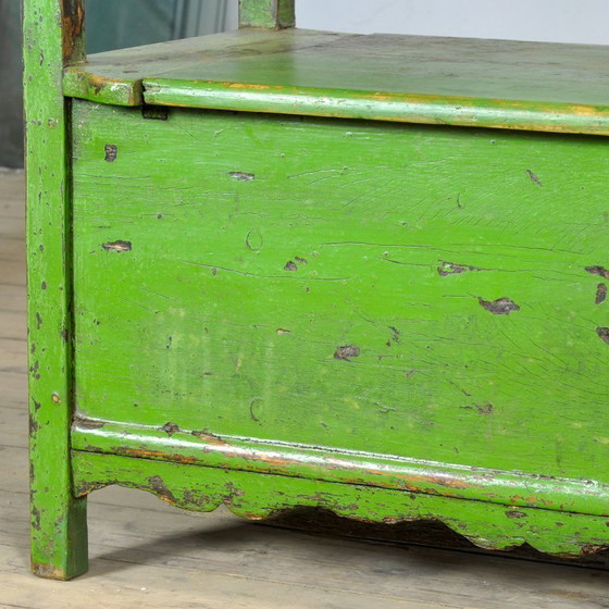 Image 1 of Antique Pine Bench, 1930’s