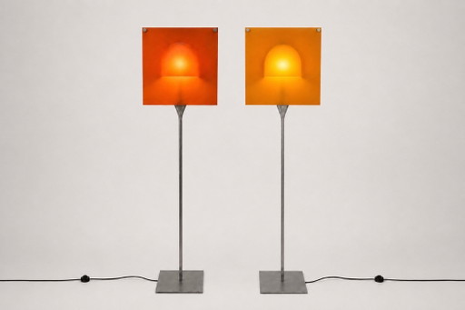 Adrien Gardère Delight Floor Lamps – Pair – Cinna / Ligne Roset – France 1998
