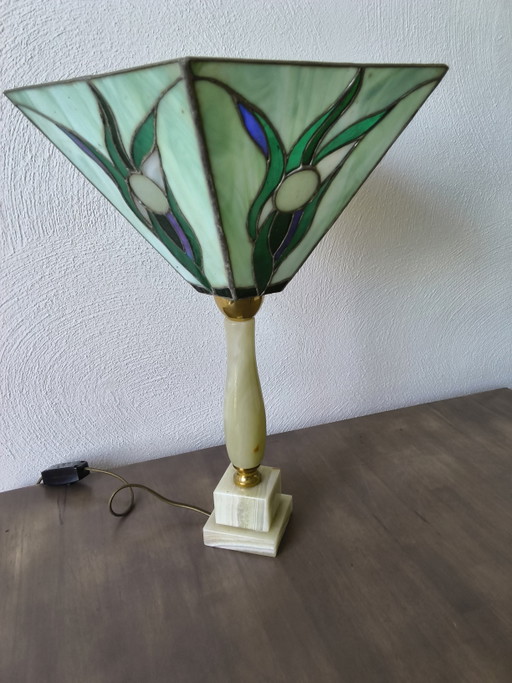 Armany Tiffany Lamp – tafellampen, Glass, Metal (photo 2 of 7)