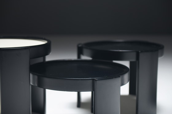Image 1 of Tables gigognes "780" en édition limitée par Gianfranco Frattini pour Cassina Italy