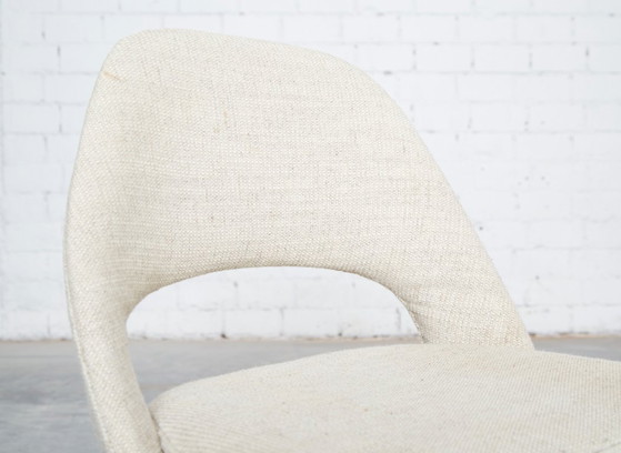 Nr. 72 Conferentiestoelen van Eero Saarinen voor Knoll, jaren 1950, set van 4 – Eetkamerstoelen, Wool (photo 13 of 15)