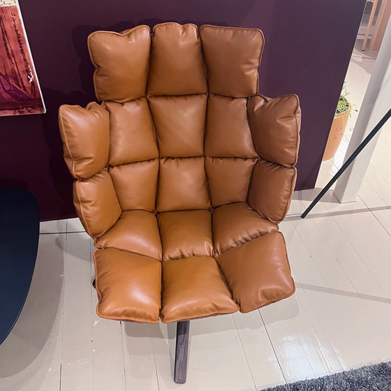 Image 1 of Fauteuil pivotant Husk de B&B Italia avec repose-pieds