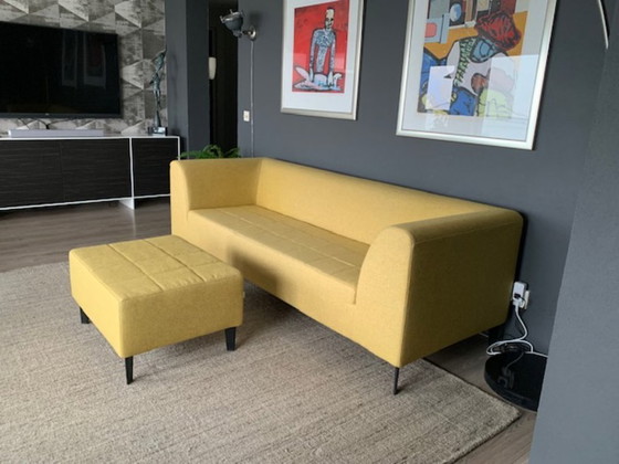 Image 1 of Sofá y otomana de 3 plazas Gelderland Jan des Bouvrie 7950 Allure