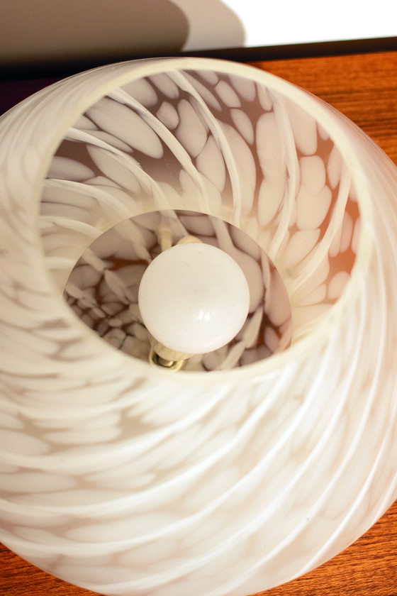 Image 1 of Glass mushroom table lamp 71892