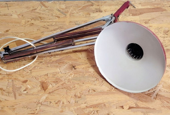Image 1 of Terry Hala architectural industrial  table lamp. by H. Busquet for Hala,