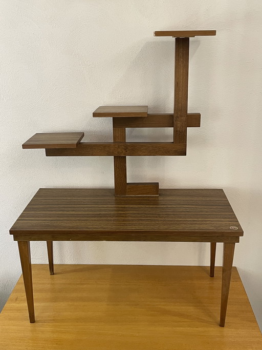 Plant table / Plant rack / Plant furniture, Germany 1970'S, Teak